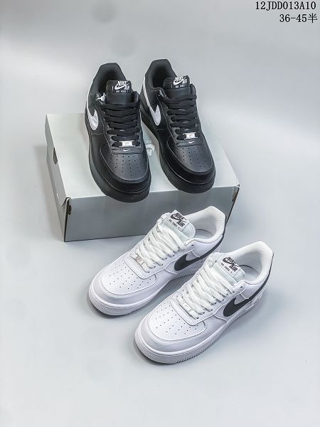Nike Air Force 1 Low 黑色白色 男女款低幫休閒板鞋 