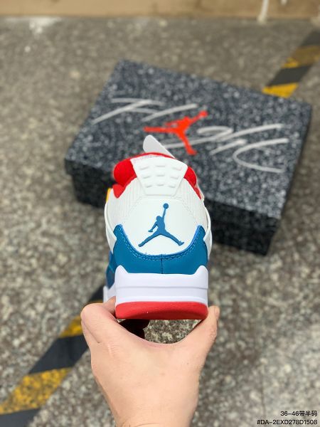 Air Jordan 4 Retro 2023新款 喬丹4代男女款藍白紅籃球鞋