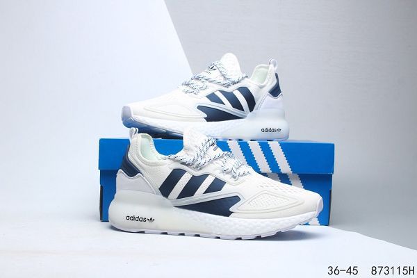 Adidas Originals ZX 2K Boost 2020新款 爆米花緩震男女生休閒運動跑步鞋