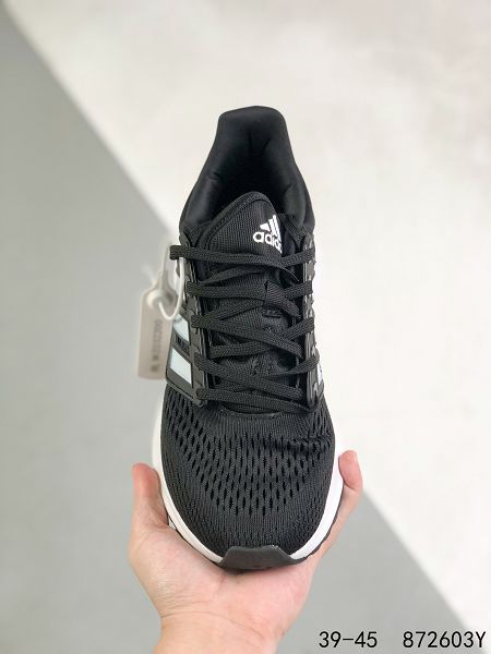 Adidas EQ21Run 2022新款 男款緩震休閑運動跑鞋