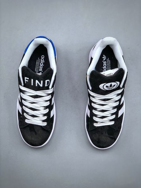 adidas originals Campus 00s系列 2023全新男女款黑白色 經典休閒板鞋