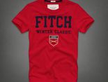 Abercrombie&Fitch 短袖 2017新款 男生休閒圓領短袖T恤 F20款紅色字母