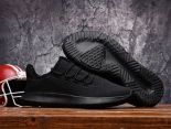 adidas originals tubular shadow 簡版椰子350系列 飛線針織面時尚情侶鞋 全黑色
