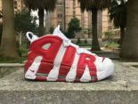 nike air more uptempo pippen 皮蓬大AIR系列 2017新款全氣墊男生運動鞋 白紅色籃球鞋