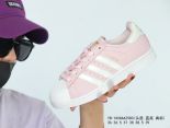Adidas Superstar 2019新款 三葉草限定貝殼頭女生板鞋 帶半碼